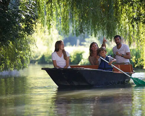 Eine Bootsfahrt im Marais Poitevin